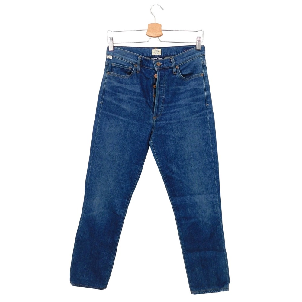 Citizens of Humanity Olivia High Rise Slim‎ Ankle Jeans Button Fly Size 28